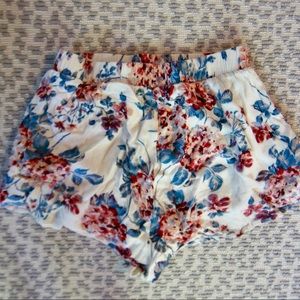 American Threads Floral Shorts
